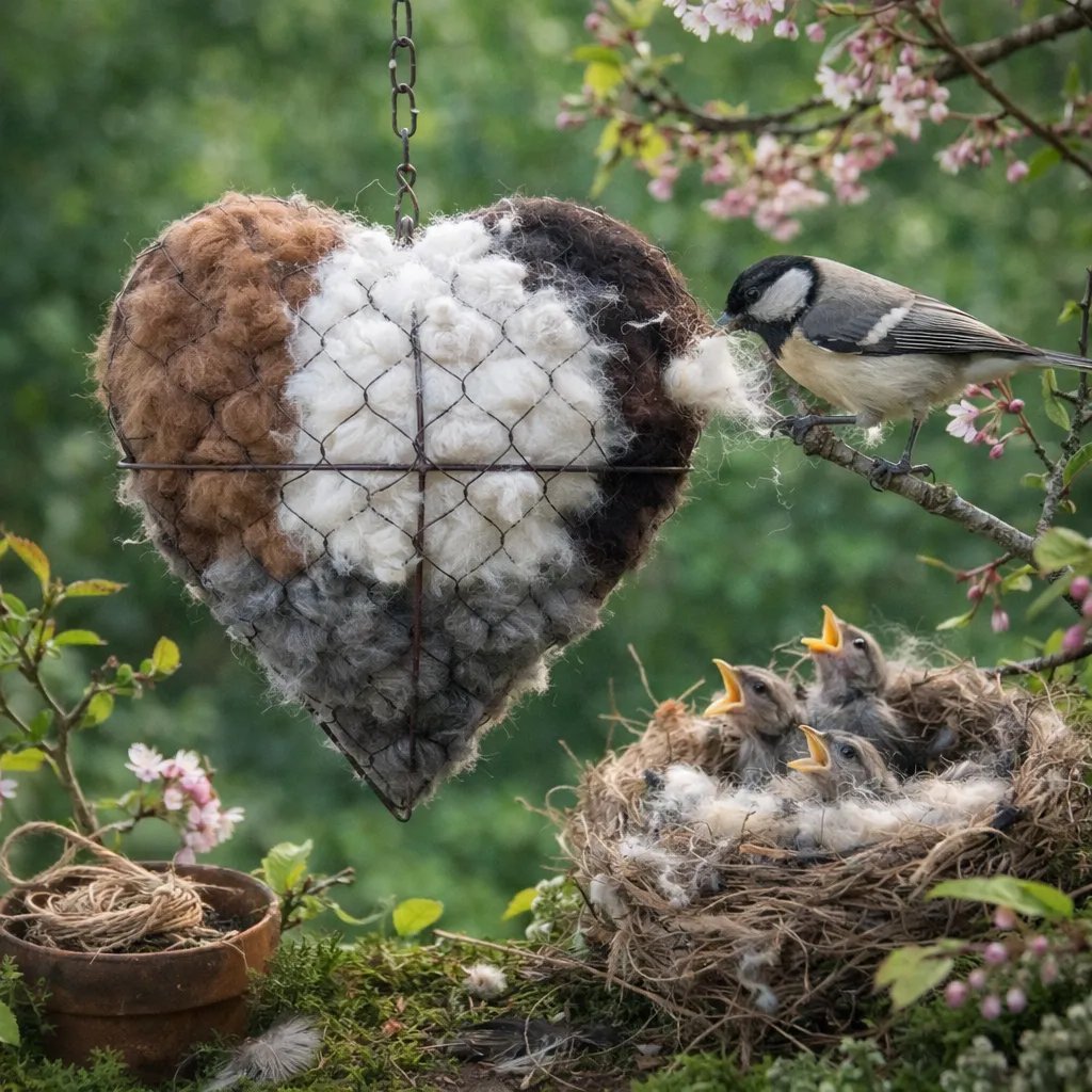 Aviary Heart Nesting Fiber Hanger Product Image 11