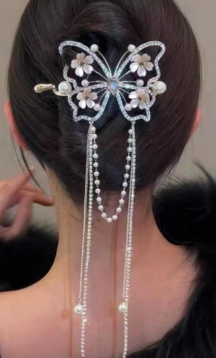 Bloomwing Rhinestone Butterfly Hairpin Product Image 09