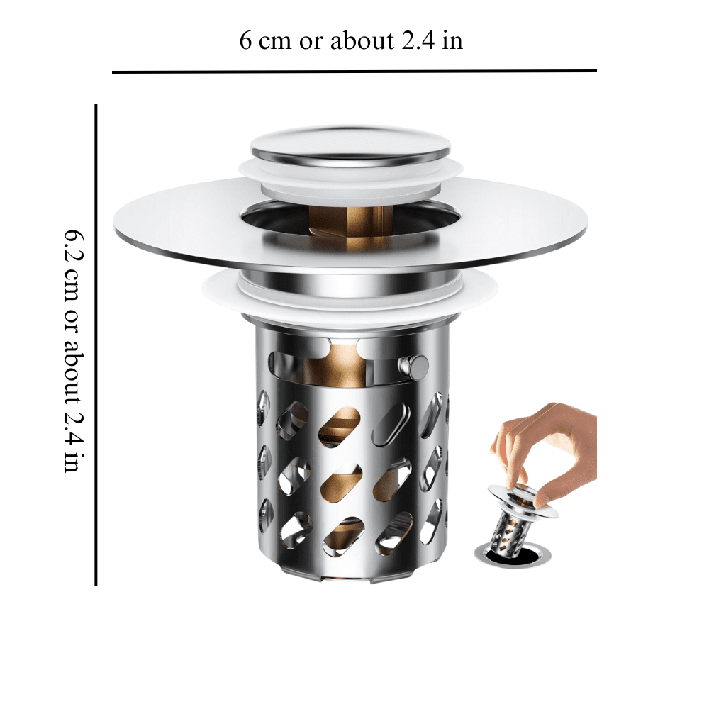 Freshdrain Metal Sink Stopper Hair Filter Product Image 10