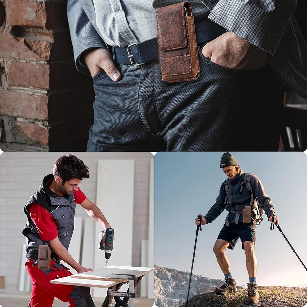 Leather Belt Phone Holster Product Image 09