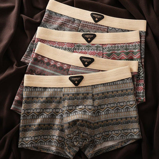 Mosaic Organic Cotton Boxer Briefs Product Image 02