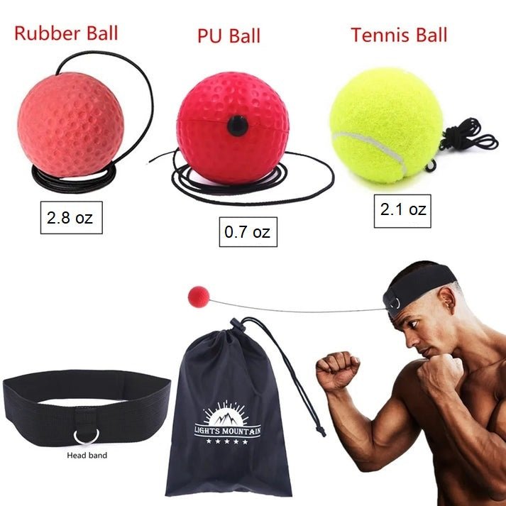 Rapidfit Head Mounted Boxing Reflex Ball Trainer Product Image 06