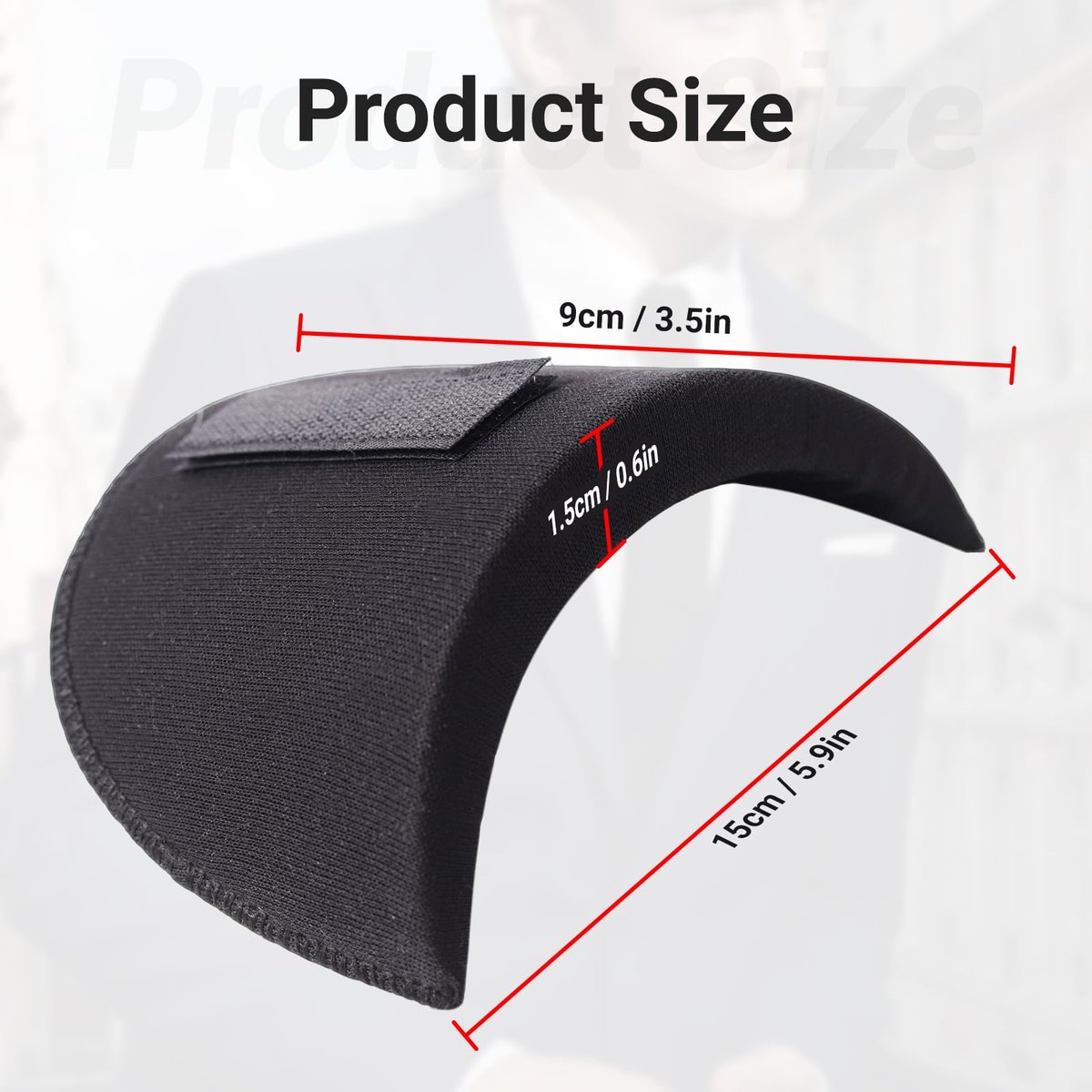 Silhouette Shoulder Pads Soft Sponge Lift Inserts Product Image 08