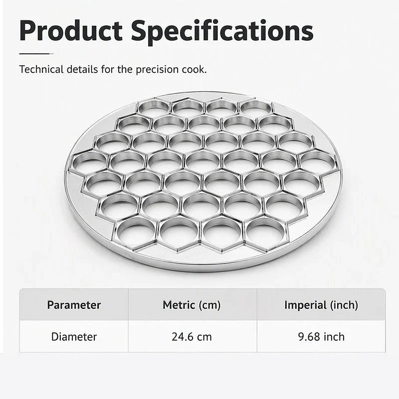 37 Hole Dumpling Maker Mold Aluminum Alloy Product Image 07