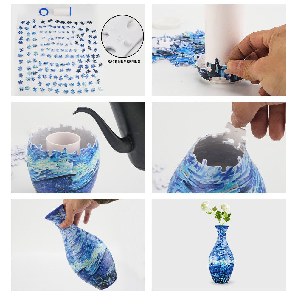 3D Piece Together Floral Vase Kit Product Image 05