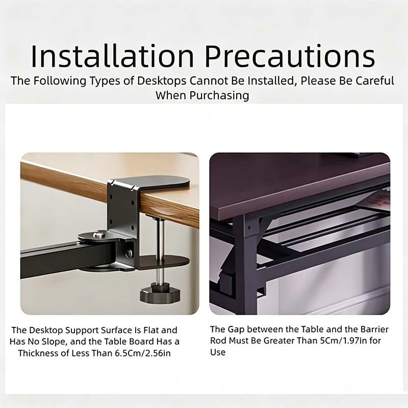 Adjustable Clamp On Desk Arm Support Product Image 07