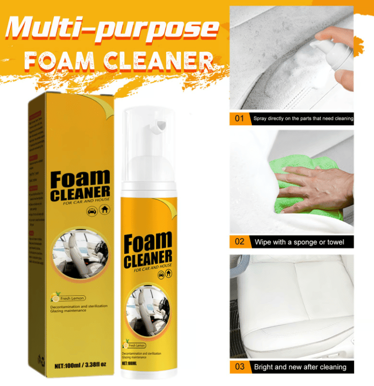 Aeroclean 100Ml Rinse Free Foaming Surface Spray Product Image 02