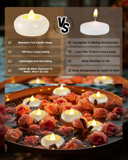 Ambient Floating Led Candles Set Product Image 04