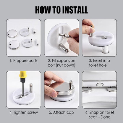 Anchorgrip Toilet Seat Fastener Kit Product Image 06