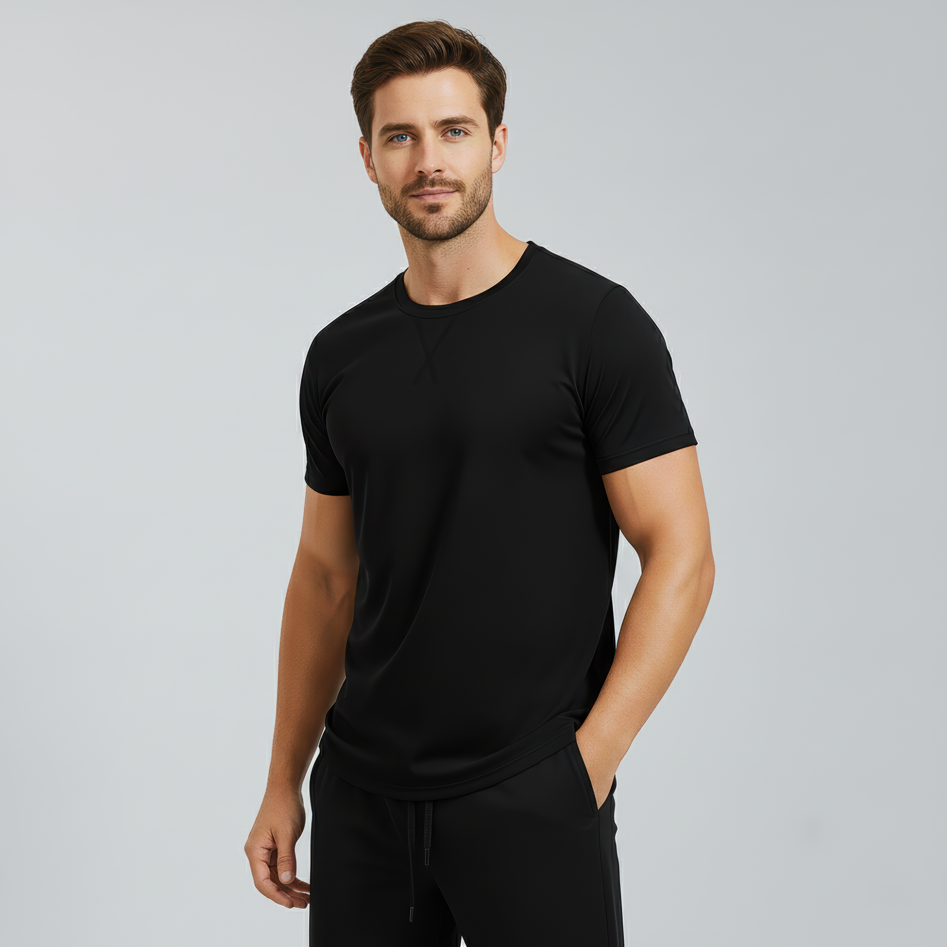 Arden Classic Fit Cotton Blend Tee Product Image 02