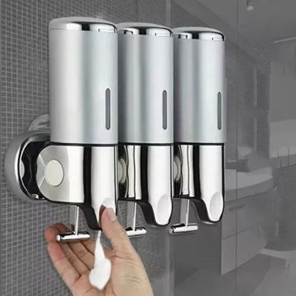Astra Wall Mounted Soap Dispenser Stainless Steel Pump Product Image 02