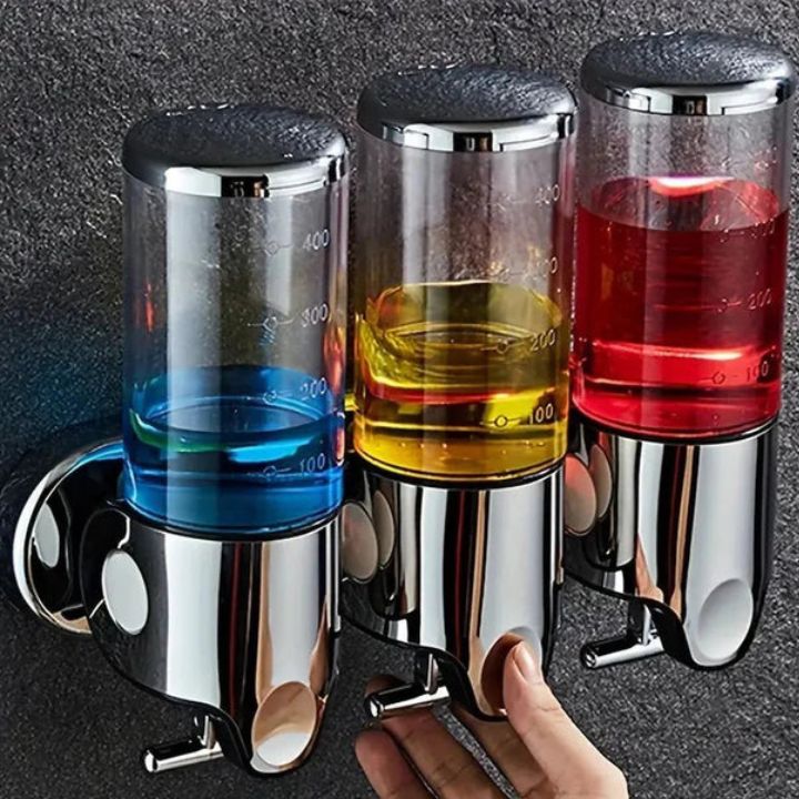 Astra Wall Mounted Soap Dispenser Stainless Steel Pump Product Image 03