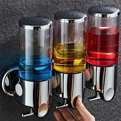 Astra Wall Mounted Soap Dispenser Stainless Steel Pump Product Image 03