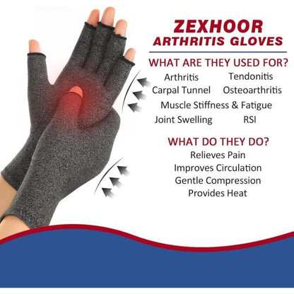 Aurelia Open Finger Compression Gloves Product Image 03