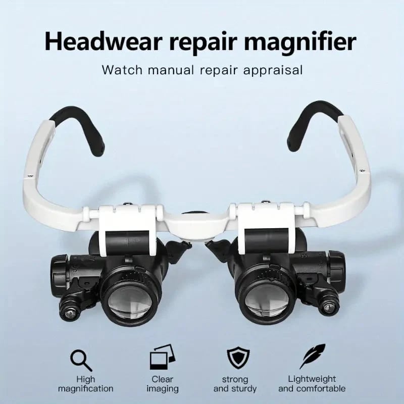 Aurora Led Head Magnifier Detail Work Product Image 01