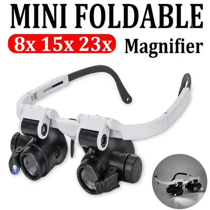 Aurora Led Head Magnifier Detail Work Product Image 02
