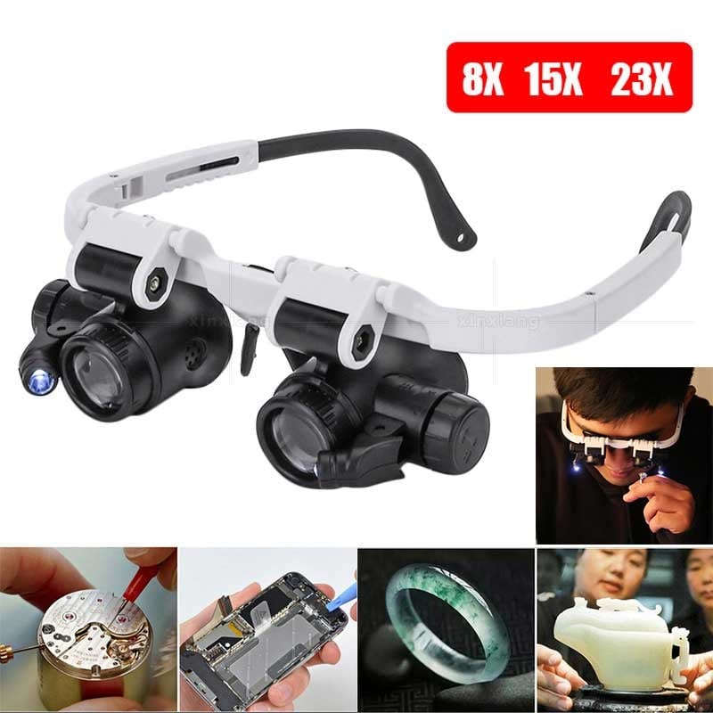 Aurora Led Head Magnifier Detail Work Product Image 03