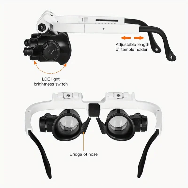 Aurora Led Head Magnifier Detail Work Product Image 05