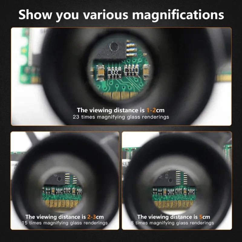 Aurora Led Head Magnifier Detail Work Product Image 06