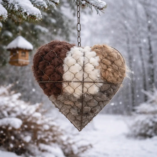 Aviary Heart Nesting Fiber Hanger Product Image 01