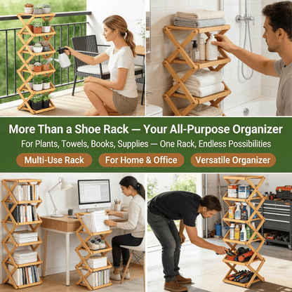 Bamboo Vertical Storage Rack Product Image 06