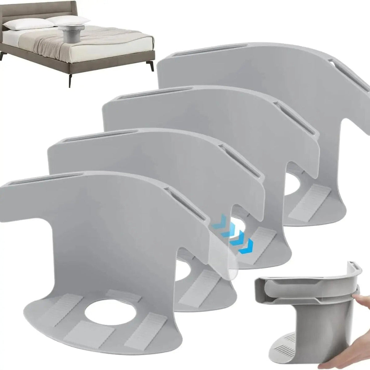 Bed Sheet Corner Clips Clear Adjustable Product Image 05