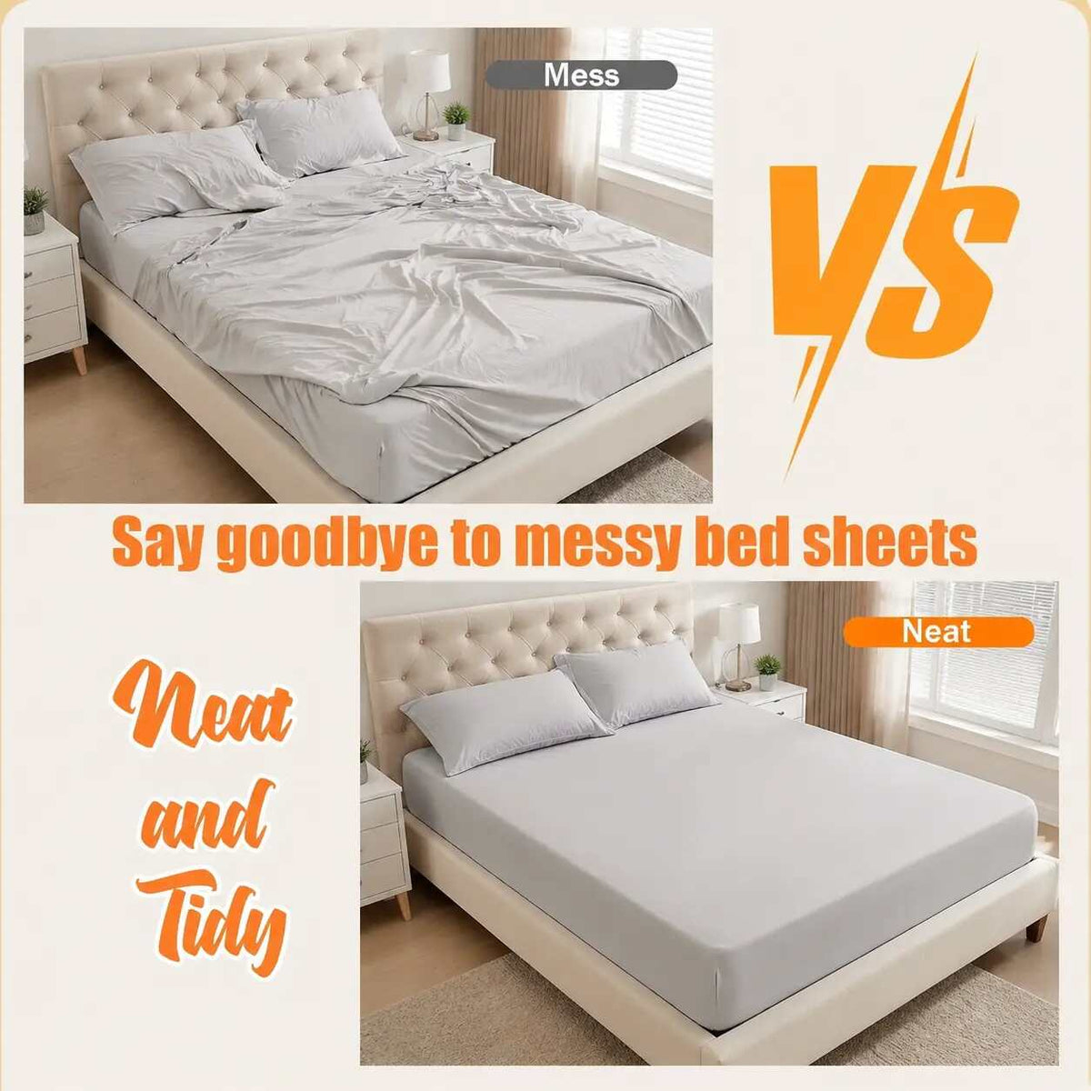 Bed Sheet Corner Clips Clear Adjustable Product Image 06