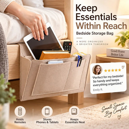 Bedside Felt Caddy Multi Pocket Organizer Product Image 04