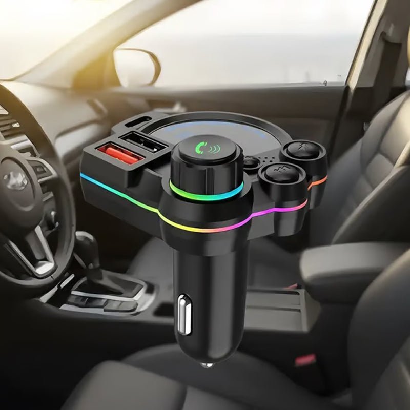Bluetooth Car Fm Transmitter Usb Charging Product Image 02
