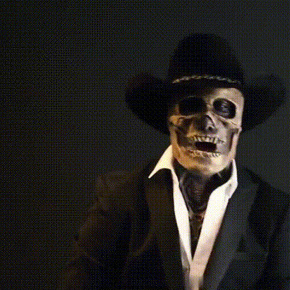 Bone Horror Face Mask Matching Hat Product Image 01