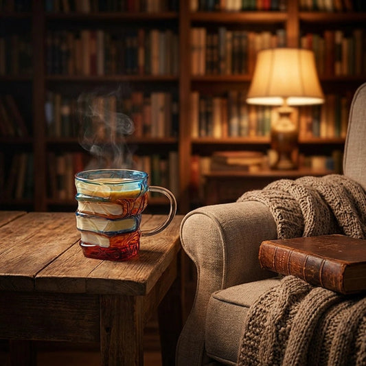 Bookstack Glass Mug 350Ml Product Image 01