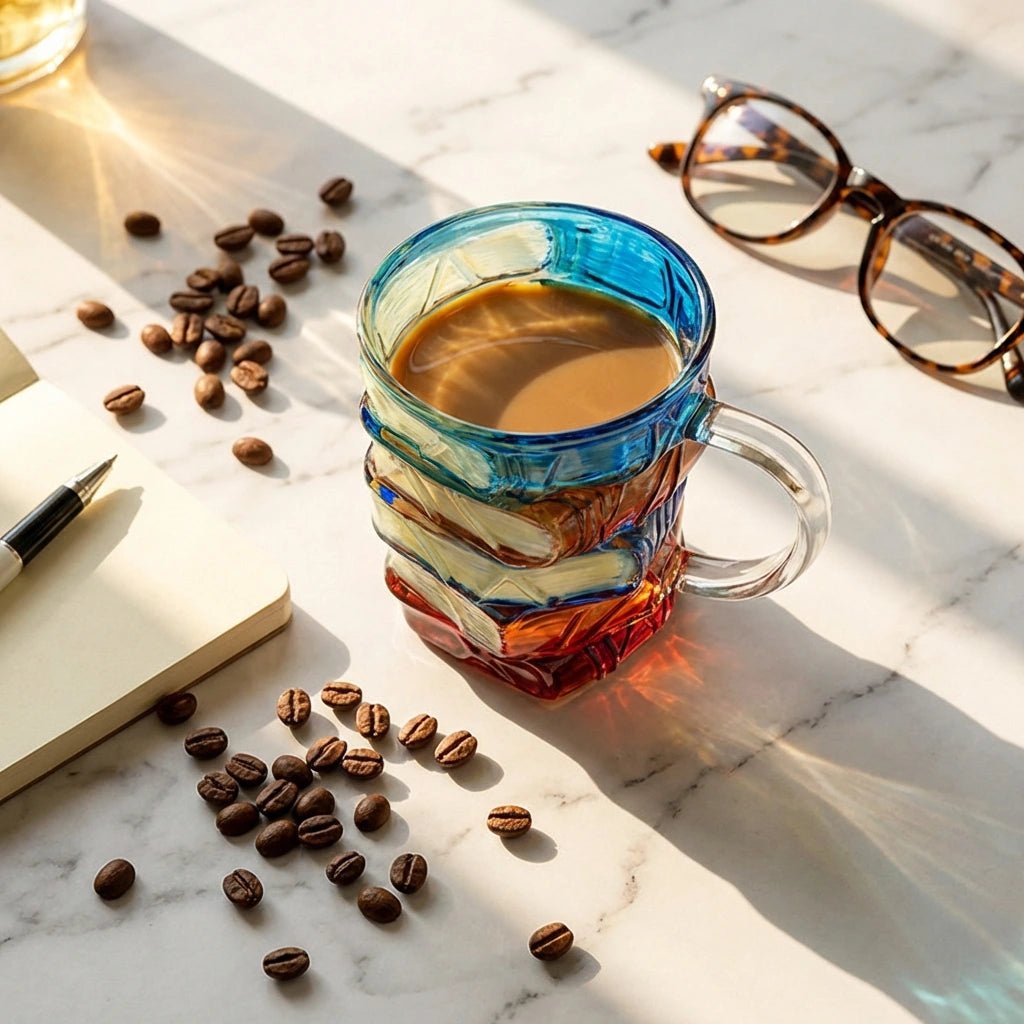 Bookstack Glass Mug 350Ml Product Image 03