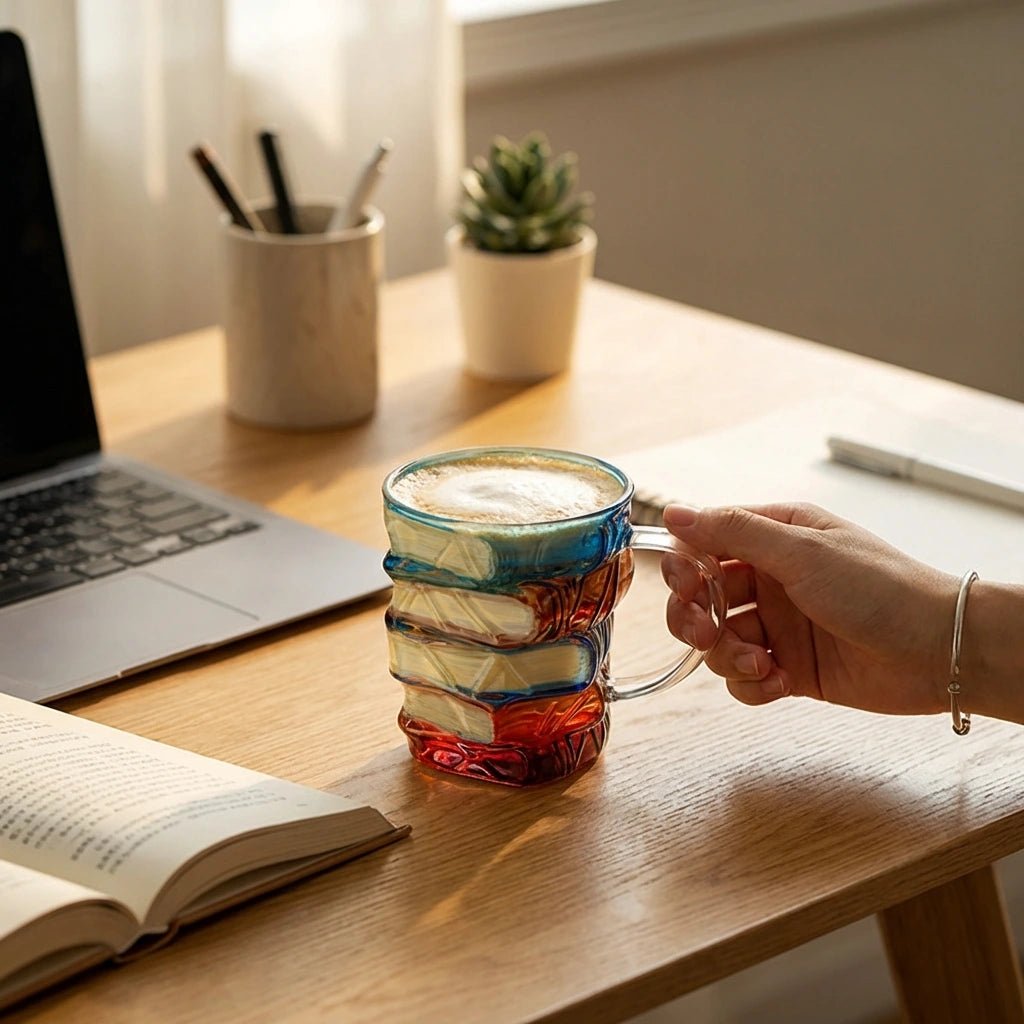 Bookstack Glass Mug 350Ml Product Image 06