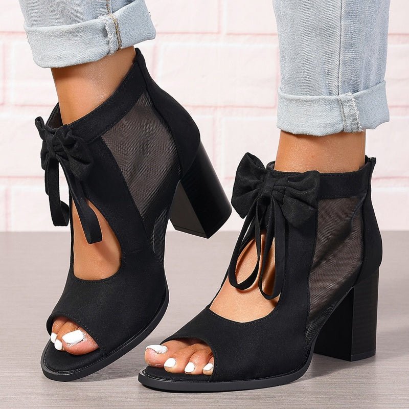 Brielle Bow Block Heel Sandals Product Image 06
