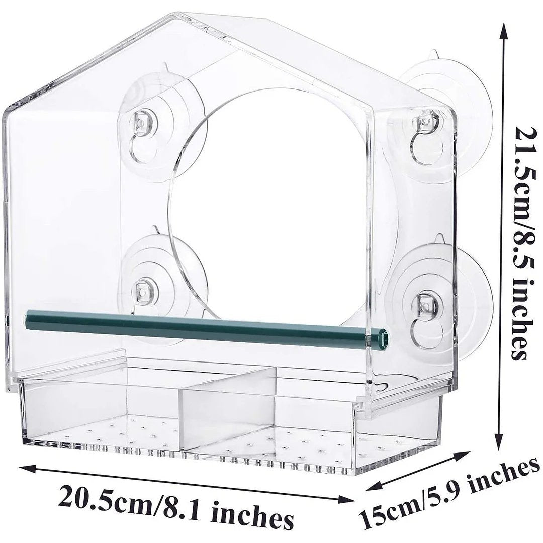 Brightview Glass Mount Bird Feeder Product Image 07