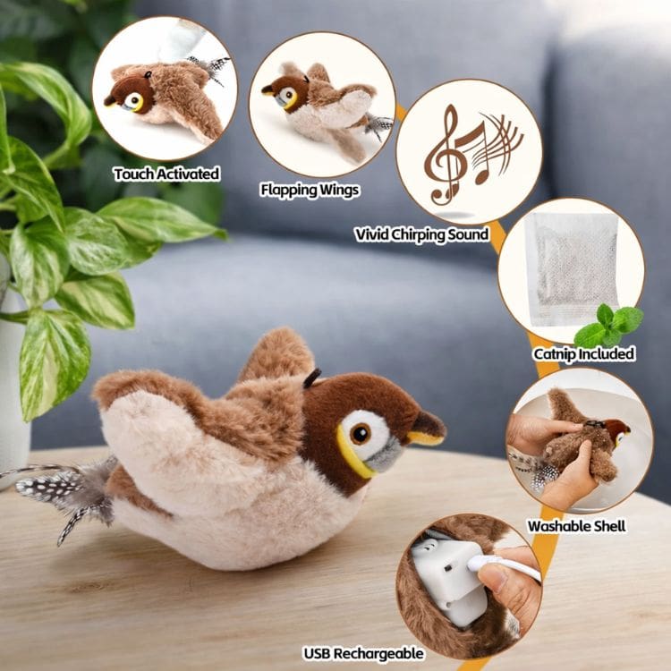 Brightwing Touch Activated Usb Cat Toy Product Image 02