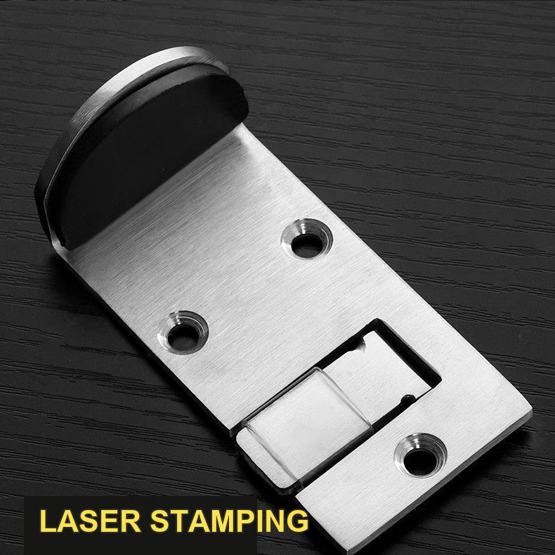 Brushed Steel Rubber Door Stop Product Image 04