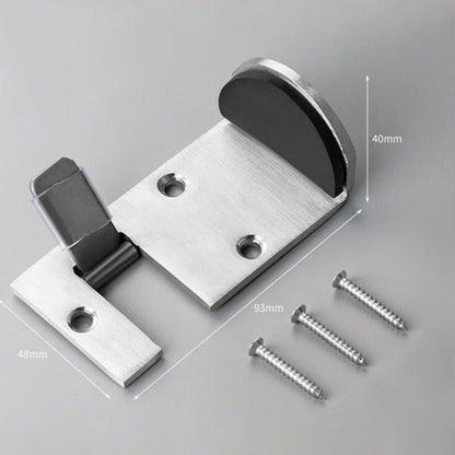 Brushed Steel Rubber Door Stop Product Image 07