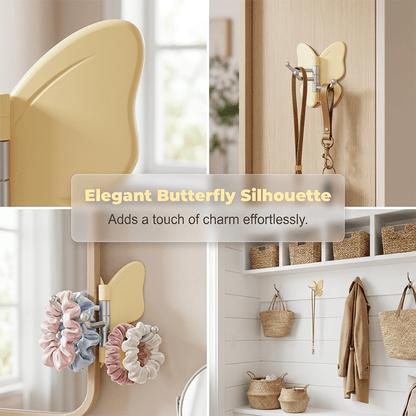 Butterfly Rotating Triple Arm Wall Hook Product Image 09