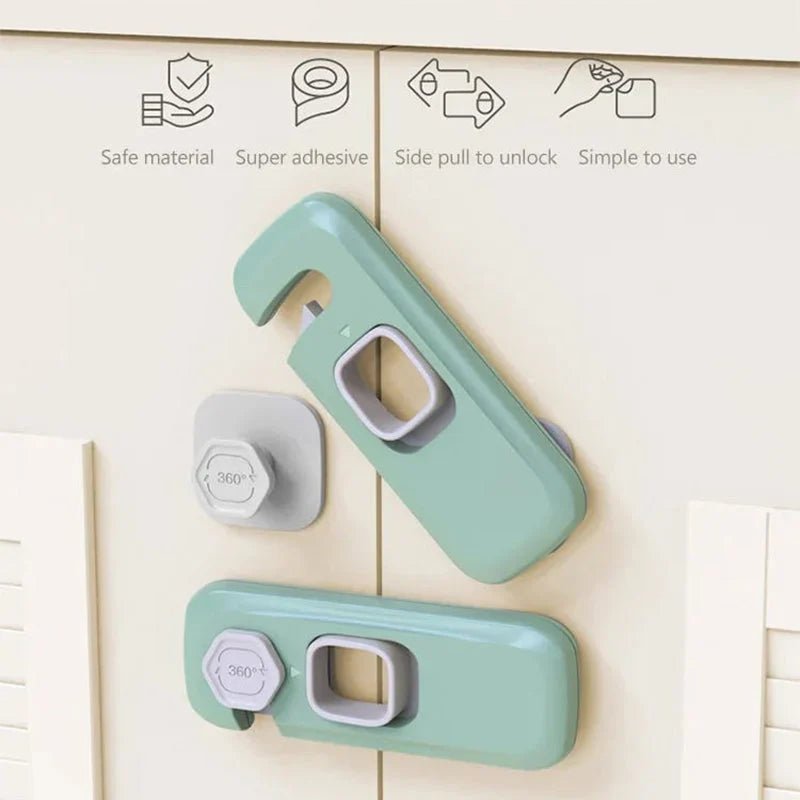 Cabinet Refrigerator Child Safety Locks Product Image 04