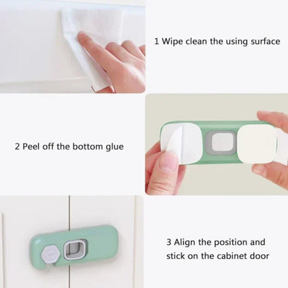Cabinet Refrigerator Child Safety Locks Product Image 06