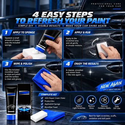 Car Paint Care Wax Shallow Scratch Polish Product Image 03