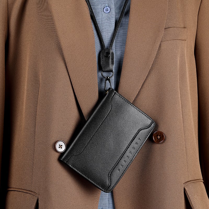 Carter Leather Passport Wallet Travel Organizer Product Image 03