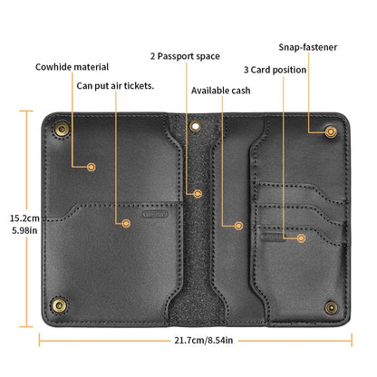Carter Leather Passport Wallet Travel Organizer Product Image 04