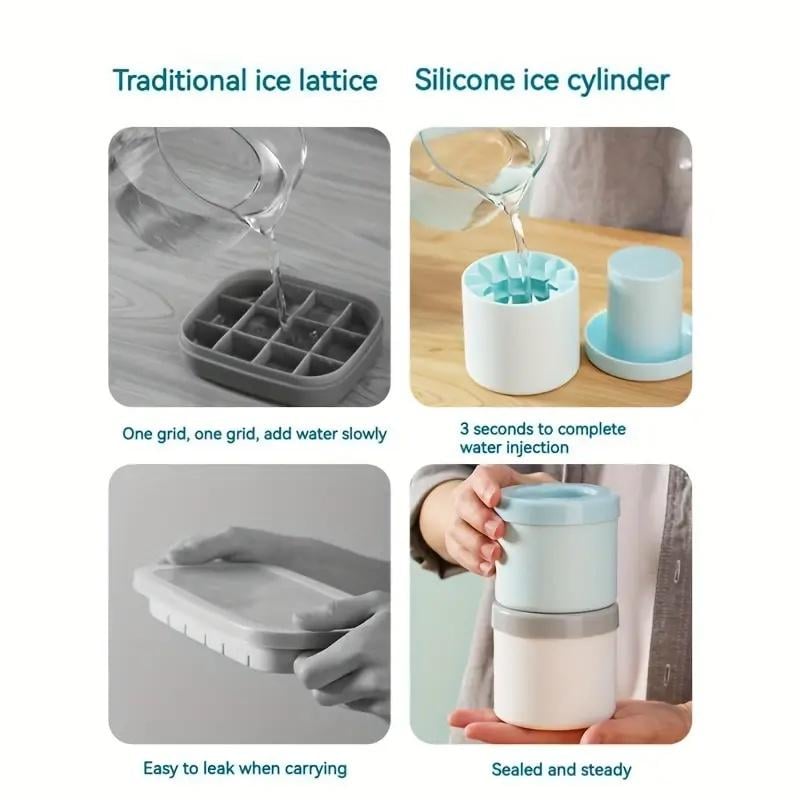 Chillpress Silicone Cylinder Ice Mold Product Image 06