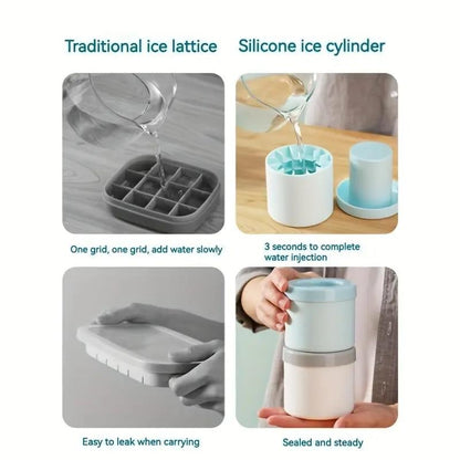 Chillpress Silicone Cylinder Ice Mold Product Image 06