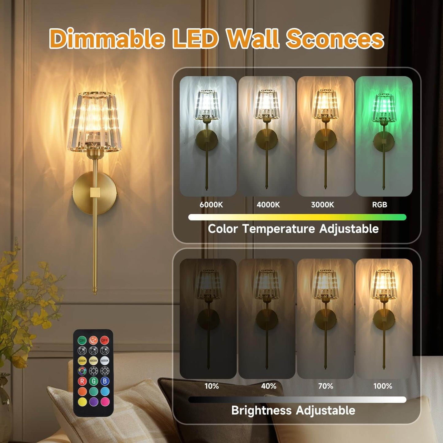 Cielo Rechargeable Rgb Wall Sconce Product Image 05