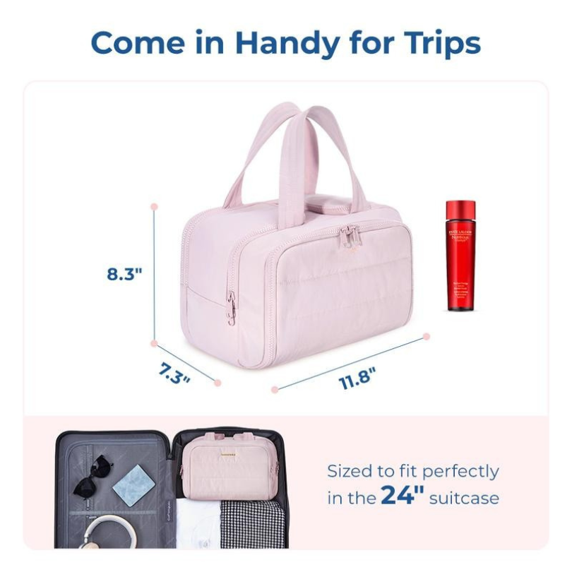 Clarix Wide Mouth Travel Toiletry Bag Product Image 04