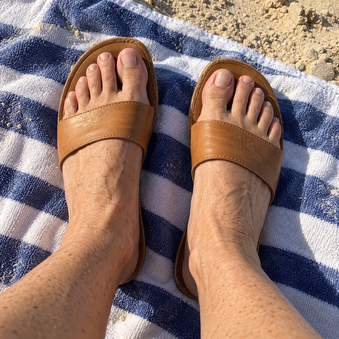 Me puse sandalias por primera vez en años