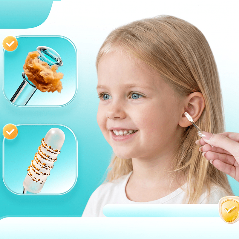 Clear Ear Wax Cleaning Swabs 24 Count Product Image 02